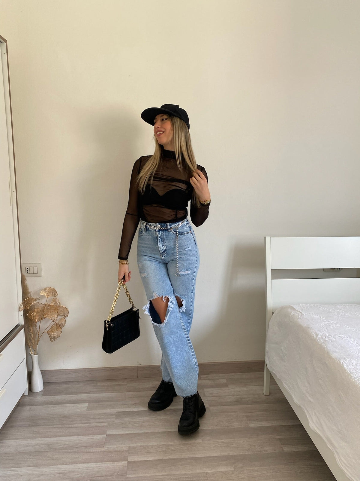 Body nero velato