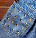 Short Vintage Levi’s bagno medio con borchie
