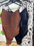 Body/costume glitter schiena aperta