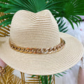 Cappello In paglia catena piccola