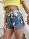 Short con margherite