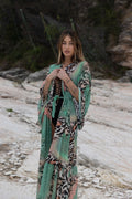 Kimono animalier verde