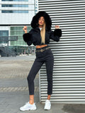 Jeans a caramella nero