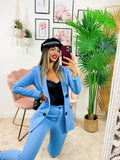 Completo giacca e pantalone carta da zucchero