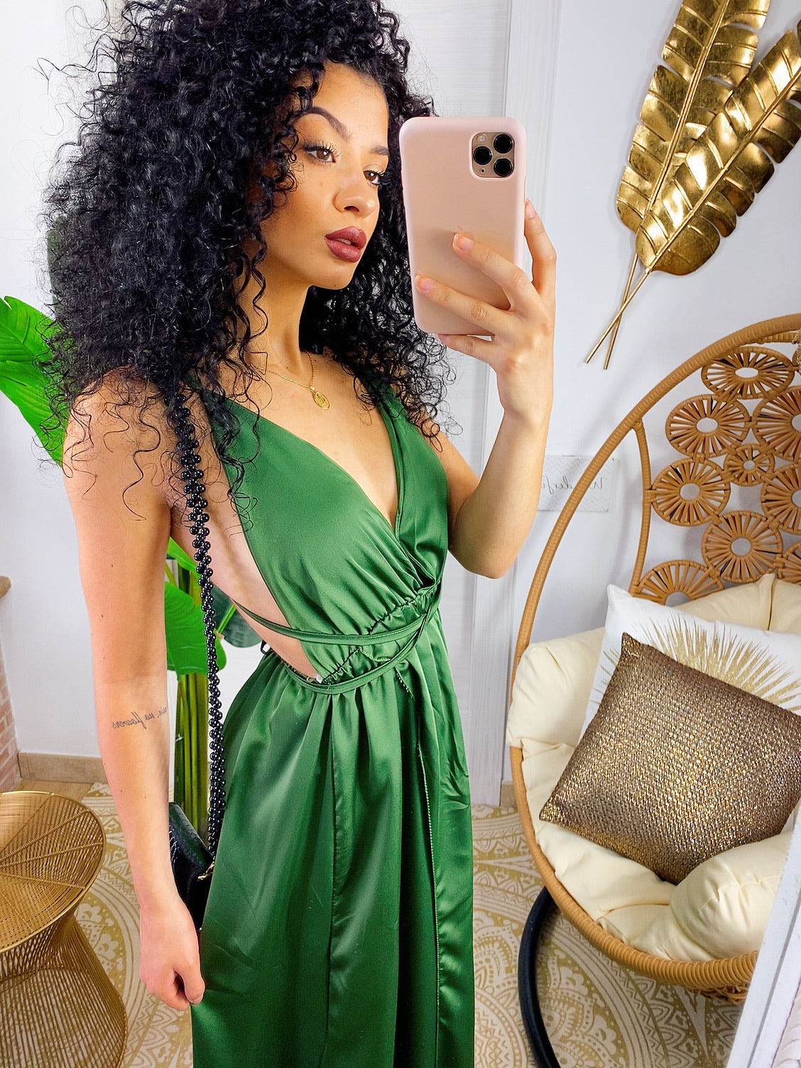 Dress Afrodite verde militare
