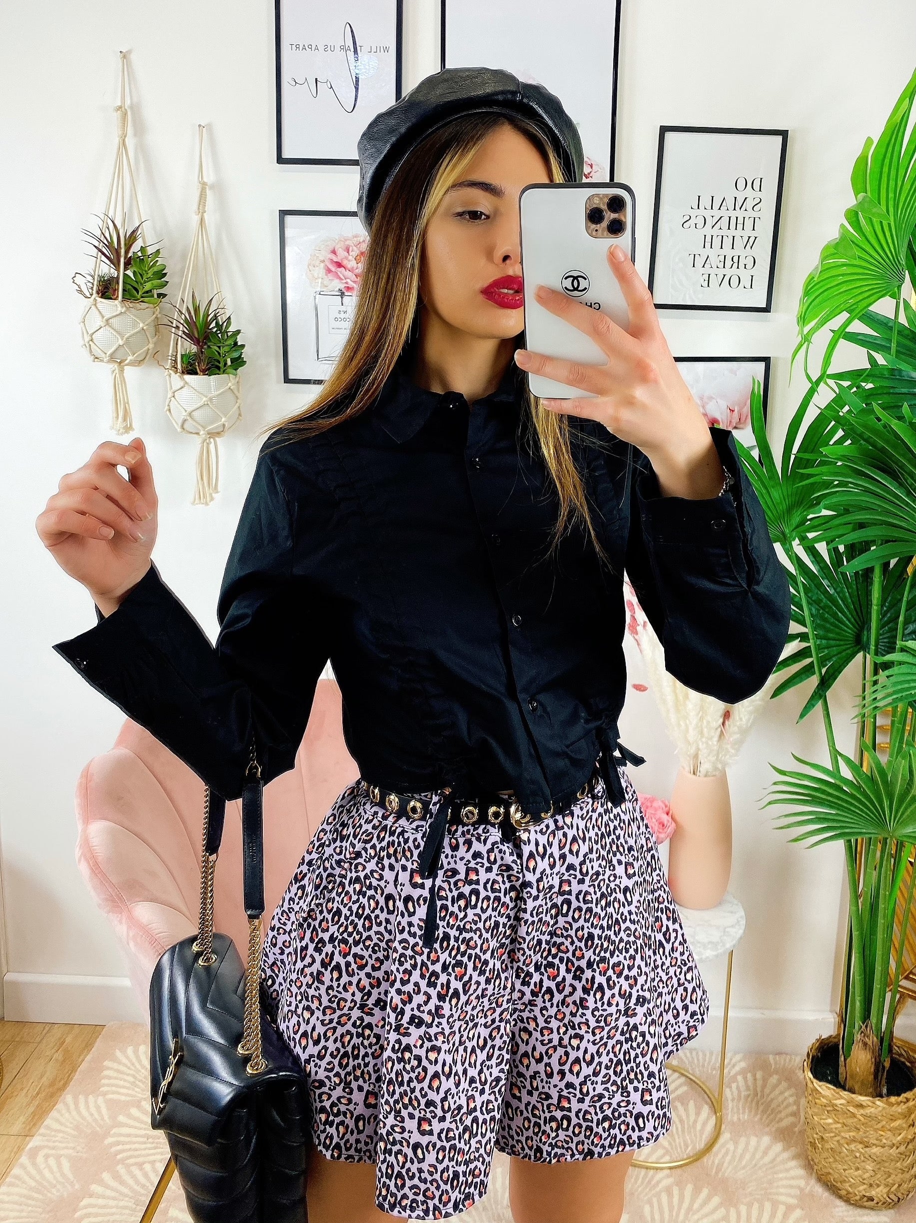 Short maculato lilla