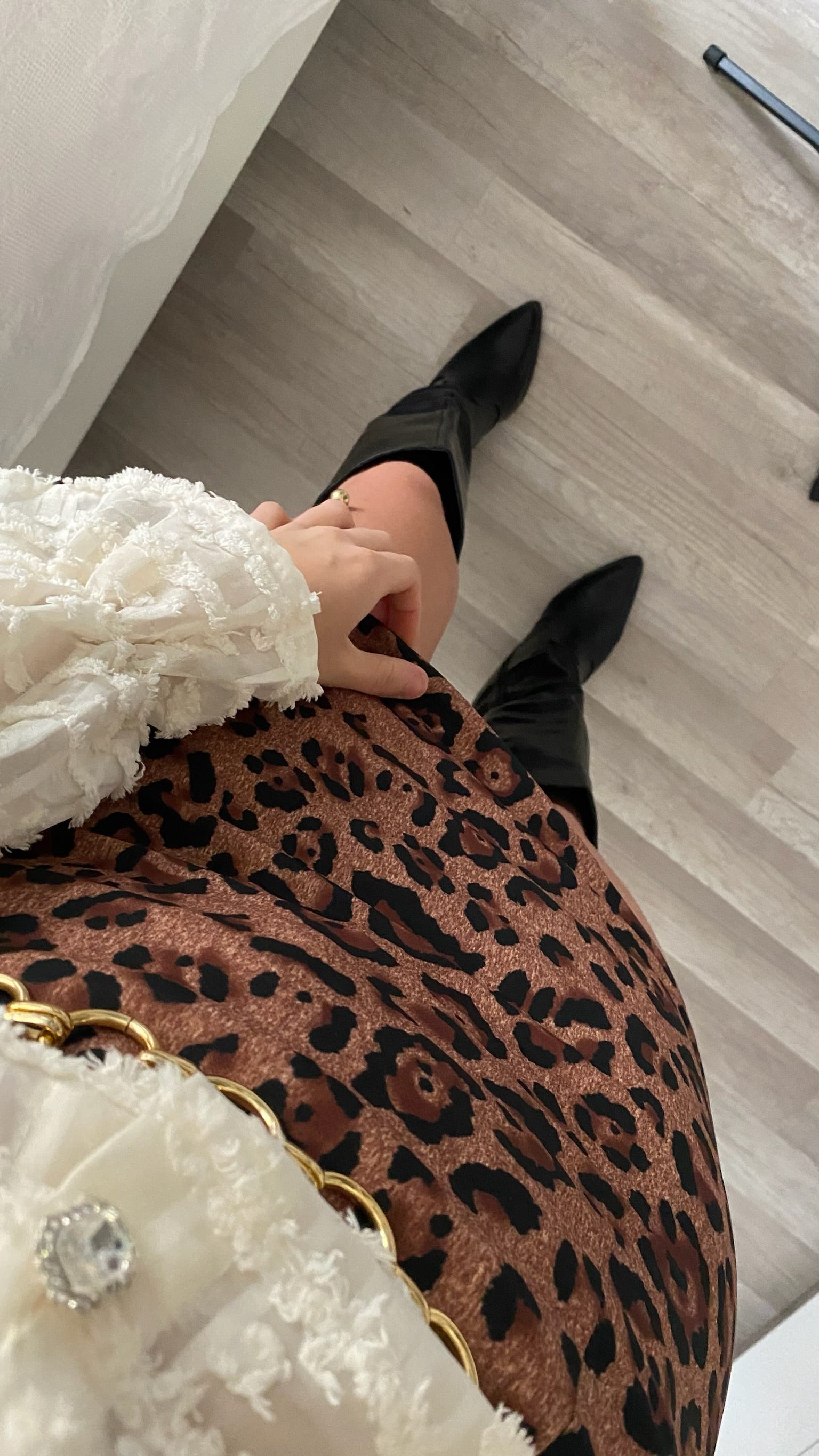 Gonna leopardata brown