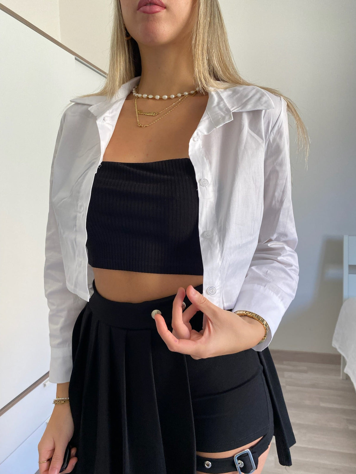 Camicia crop