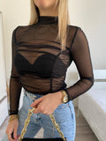 Body nero velato