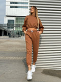 Tuta sportiva due pezzi choco