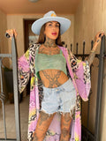 Kimono animalier lilla