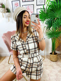 Tutina Check Beige