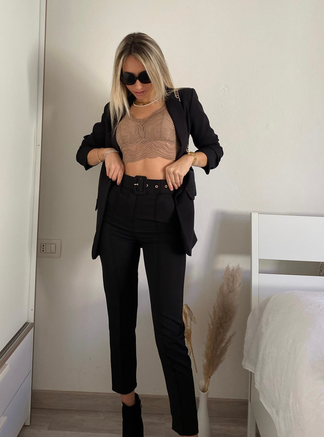Completo giacca e pantalone nero