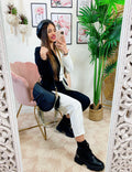 Completo giacca e Pantalone black white