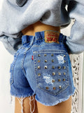 Short Levi’s Vintage con Borchie bagno medio