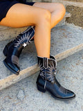 Texano nero con stella