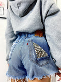 Short Levi’s Vintage bagno medio con borchie