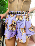Short con Orsetti lilla