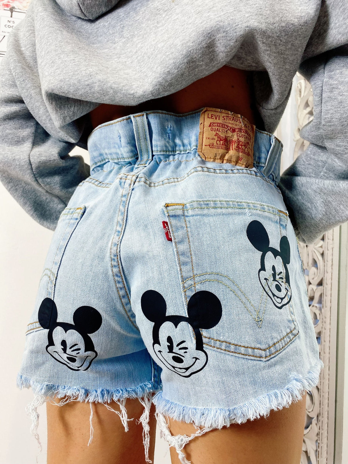 Short Levi’s Vintage bagno chiaro con stampe