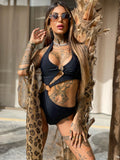 Pareo gold Leopard