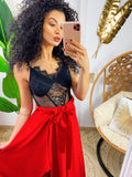 Body in pizzo nero