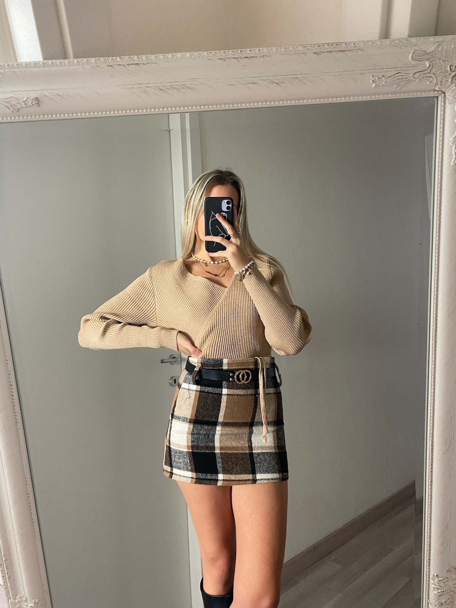 Scaldacuore in lurex oro