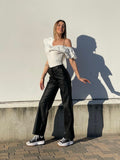Pantalone in ecopelle