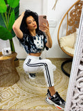 Pantalone sportivo bianco