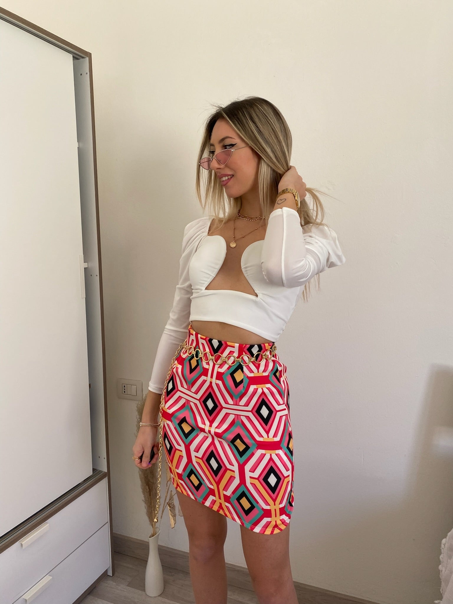 Top sensual bianco