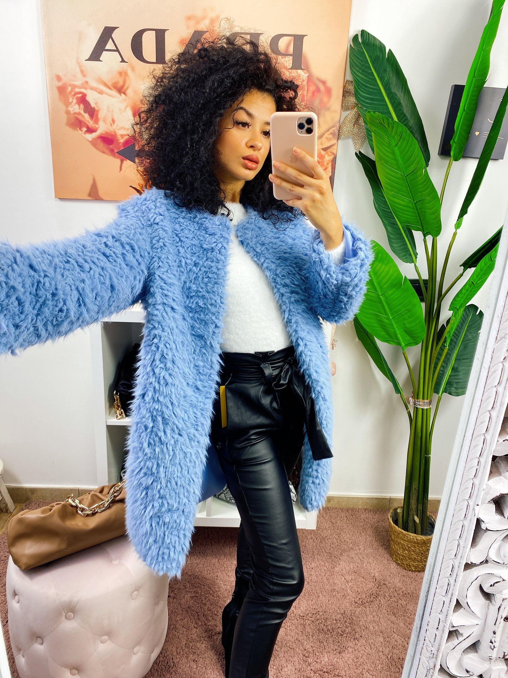 Cappotto con pelo