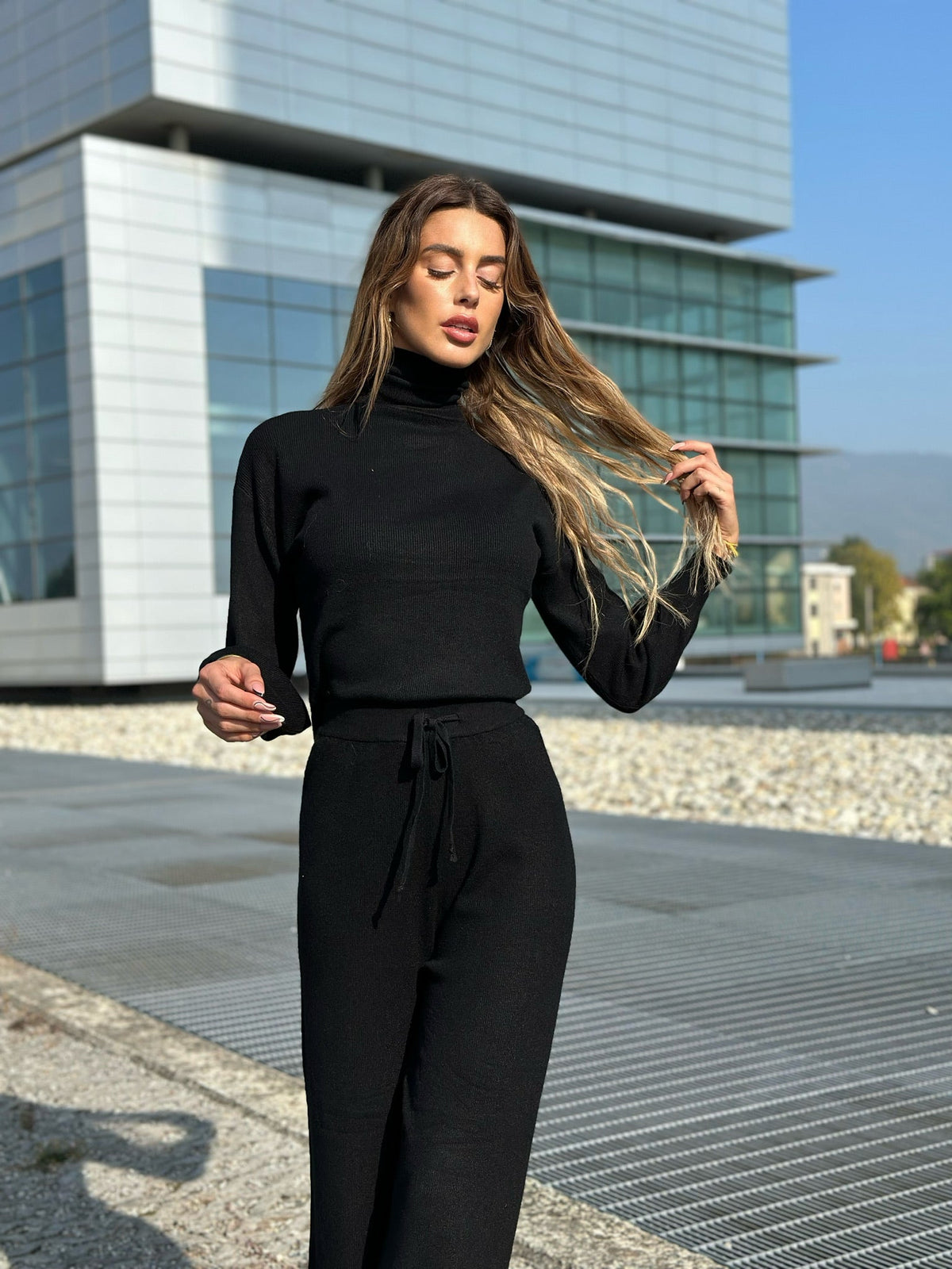 Completo Maglia e pantalone quality nero