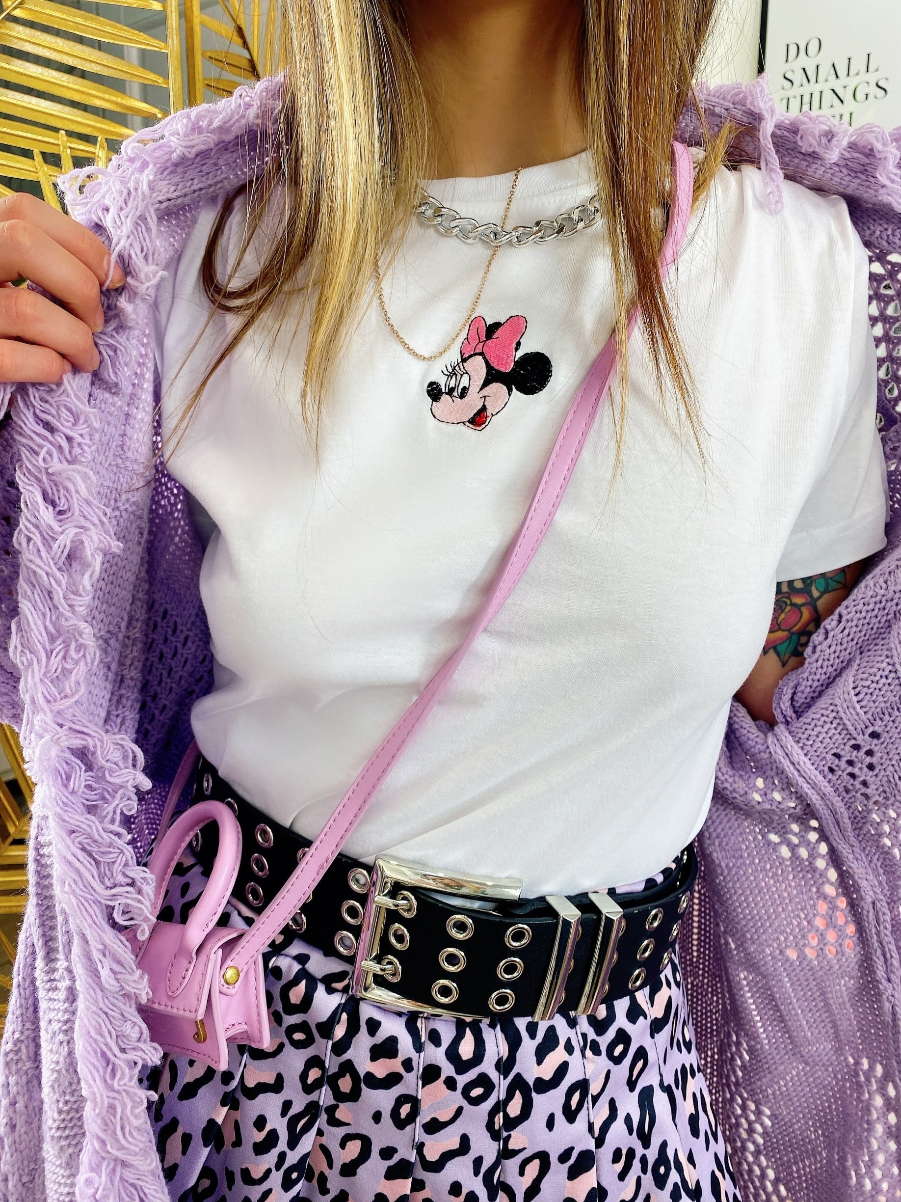 T-Shirt Crop topolino