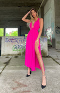 Dress Red Carpet con due spacchi