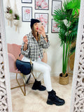 Giacca in tweed Nera