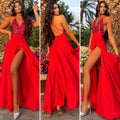 Afrodite con paillettes rosso