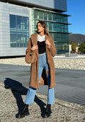 Cappotto Teddy Camel e pochette