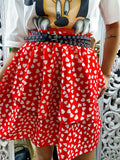 Gonna con balza e cuori