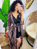 Maxi cardigan a fantasia