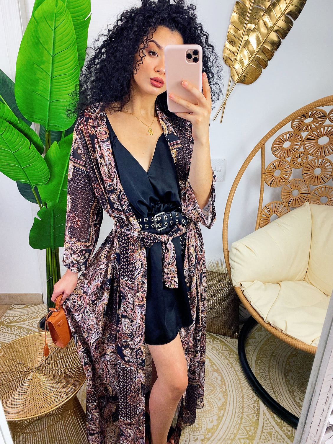 Maxi cardigan a fantasia