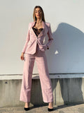 Completo giacca e pantalone cipria