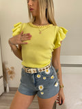 Short con margherite