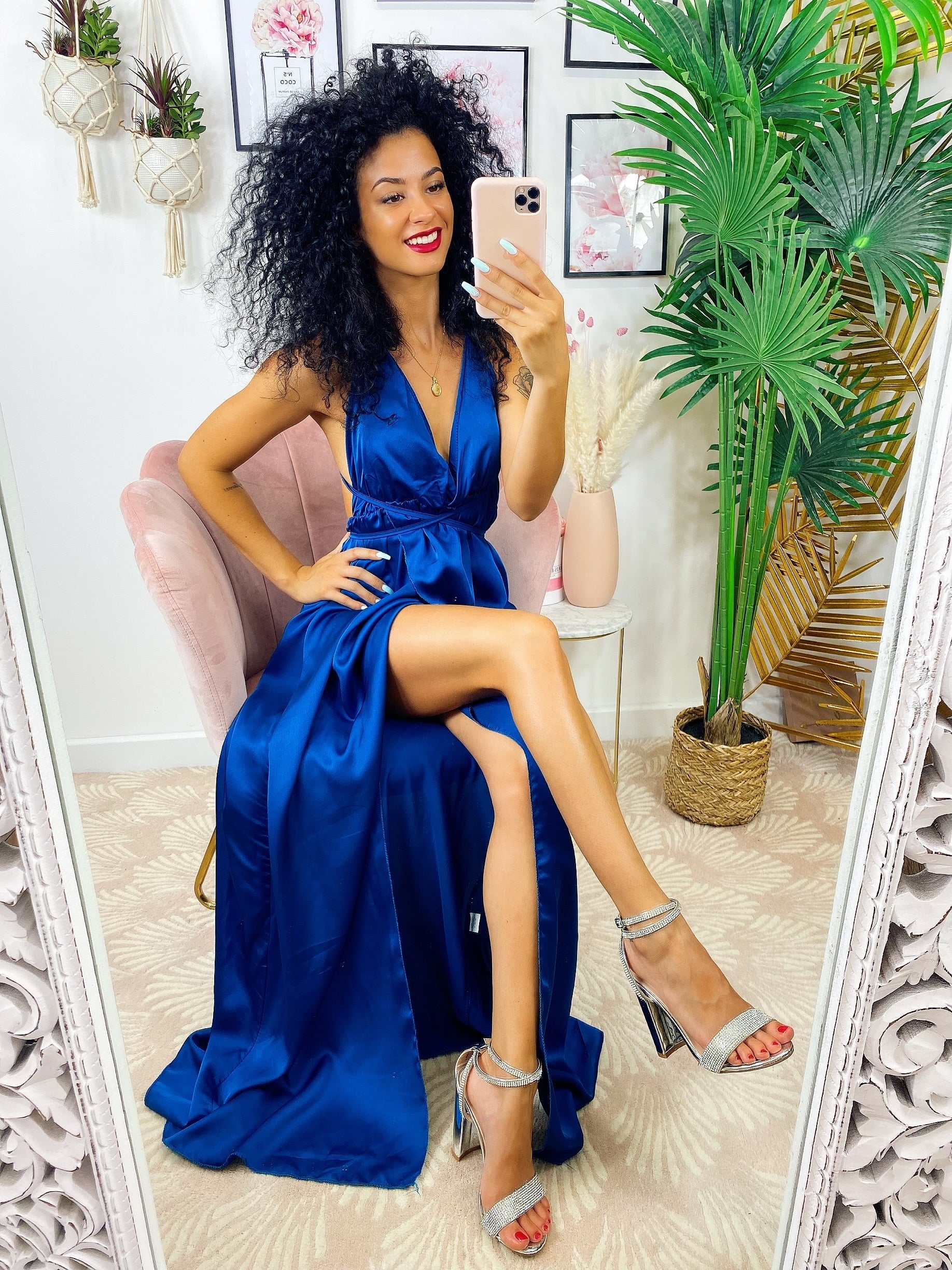 Dress Afrodite blu