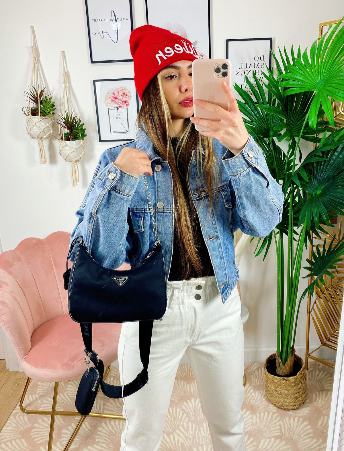 Giacca di jeans con elastico