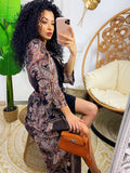 Maxi cardigan a fantasia