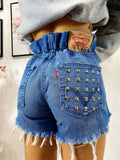 Short Levi’s Vintage con Borchie bagno medio