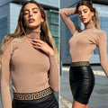 Maglioncino Camel con bottoni