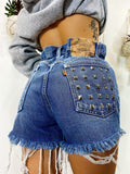Short Levi’s Vintage con Borchie Argento