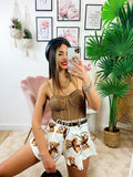 Short con Orsetti Bianco