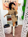 Abito in maglia Camel