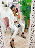 Coordinato tre pezzi Bianco